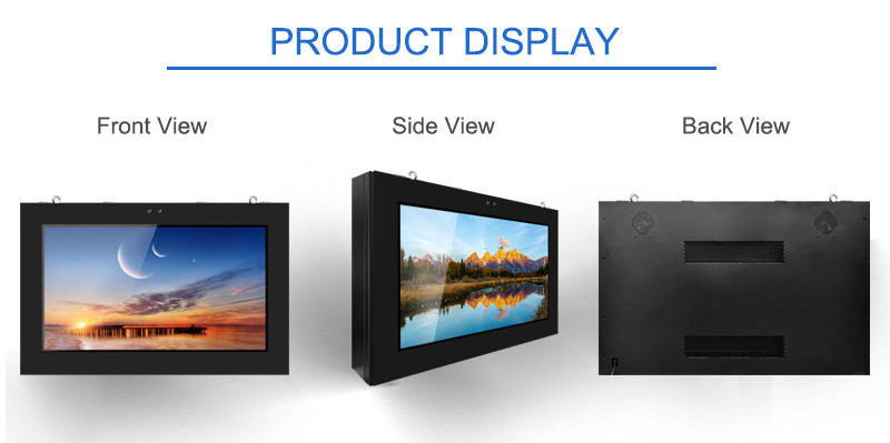 43 Inch 2000 Nits Outdoor LCD Screen IP55 IP65 Waterproof