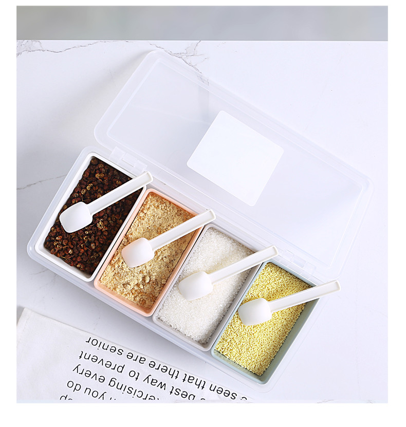 MSG Hygiene Rectangle Plastic PP Kitchen Seasoning Box