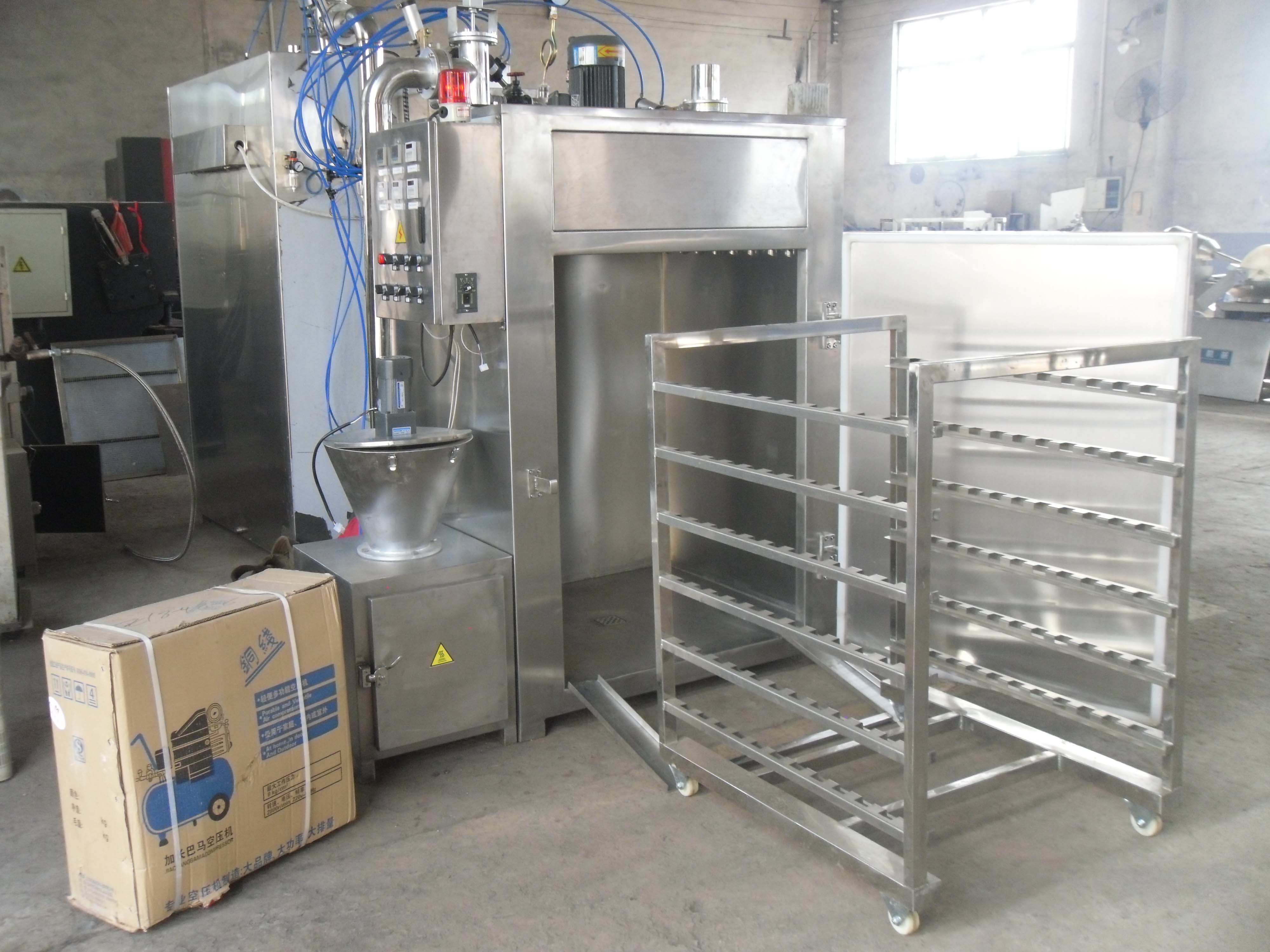 Baking Drying Sausage Smoker Machine Chicken Meat Processing Machine