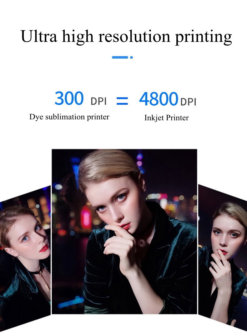 Black Print Speed of 1 P525L Hiti Photo Printer for Dye Sublimation Photo Printing