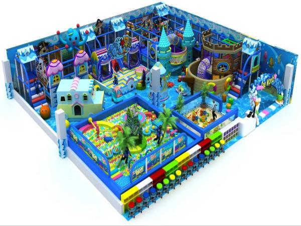 Seaworld Theme Baby Naughty Fort Indoor Playground Soft Play House Small