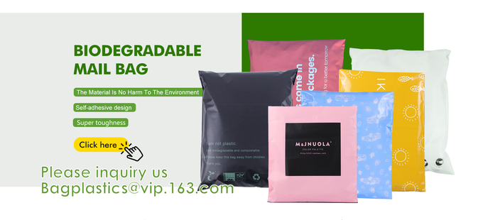 Waterproof Recyclable Mailers, Eco Friendly Mailers, Shipping Bags for Clothing, Mailing Envelopes Packaging