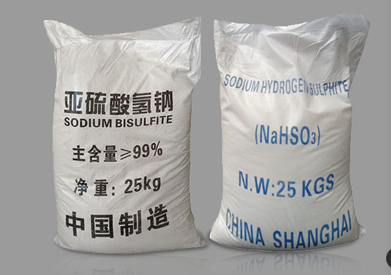 NaHSO3 Inorganic Raw Materials Sodium Bisulfite For Bleaching Cotton And Organic Fabrics