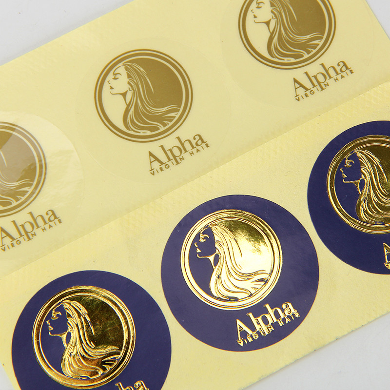 Sustainable Round Paper Sticker Labels Custom Packaging Stickers For Cosmetic & Beauty