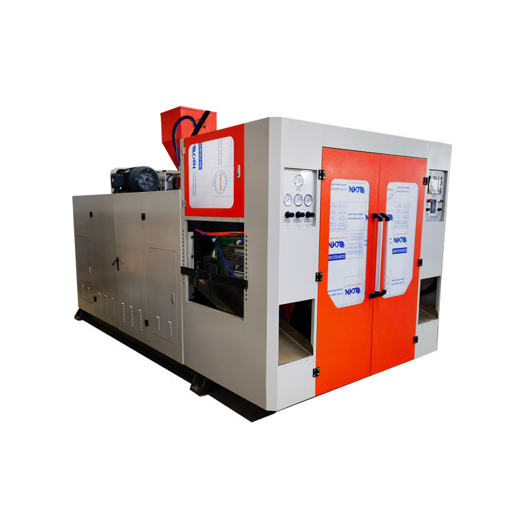 2 Cavity PE Dia 18cm Cans 5 Ltr Blow Moulding Machine 0.6m3/Min