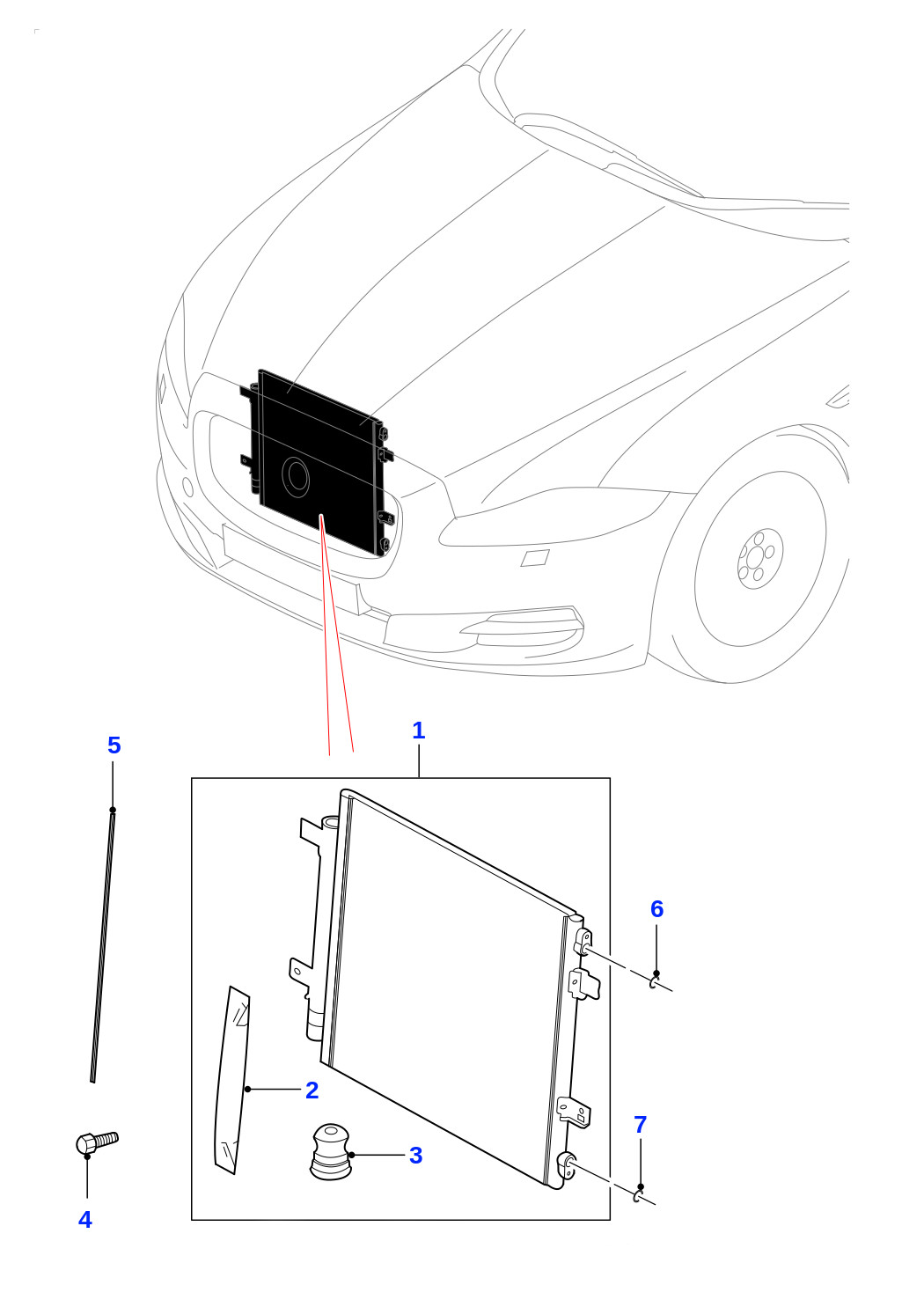 OEM C2D21418 C2D4079 AIR CONDITIONING CONDENSER FOR JAGUAR XJ 204PT(GTDI)