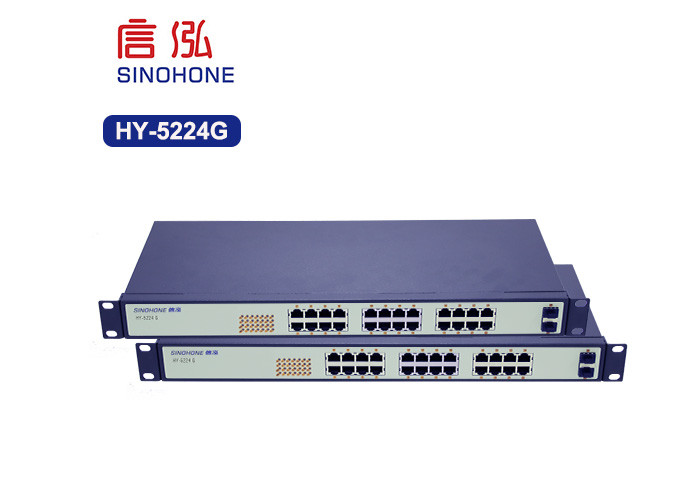 SFP Unmanaged Fiber Optic Network Switch Exchange Capacity 256G