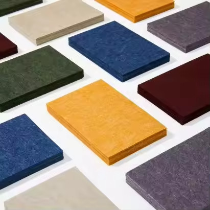 100% PET Acoustic Panel Coverage Efficiency Felt Acoustic Panel Custom Size Color