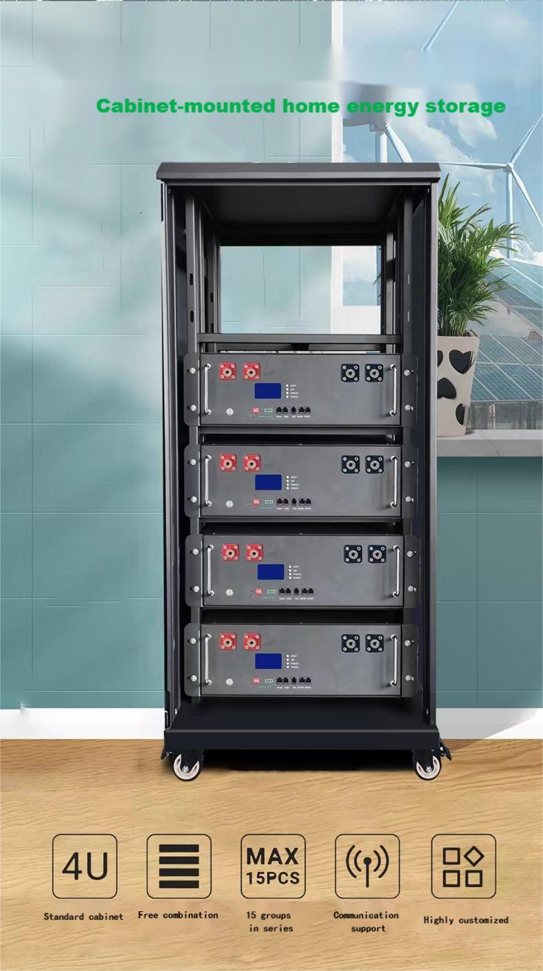 Cabinet-mounted homeenergy storage
