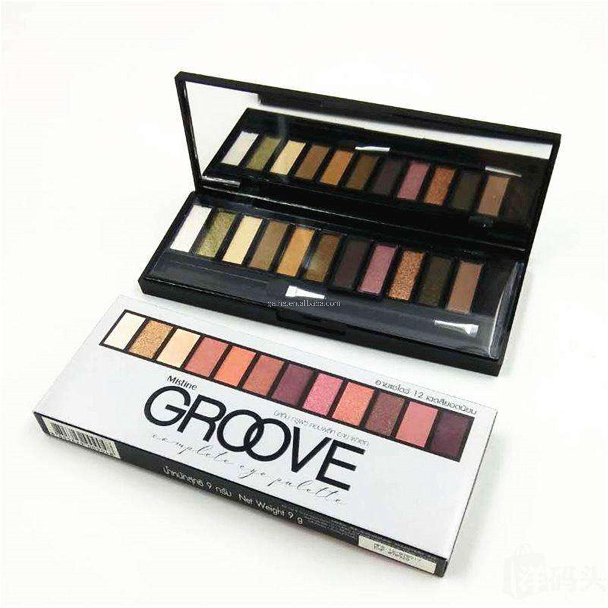 ODM Empty Glossy Cosmetic Box Packaging Mink Eyeshadow Palette Box Packaging