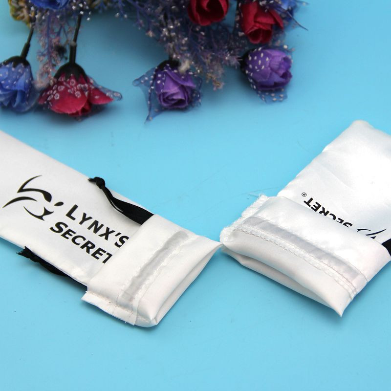 Soft Blue Drawstring Pouch , Satin Pouches For Jewelry / Soap / Herbs / Buttons