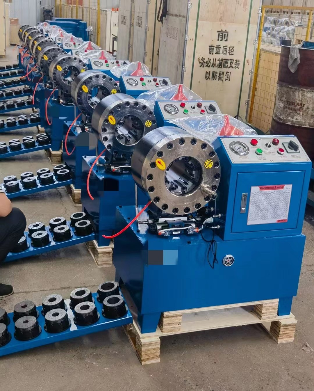 Oil Pump Pressure 31.5Mpa Hose Crimping Machine DX68 Hose Crimper