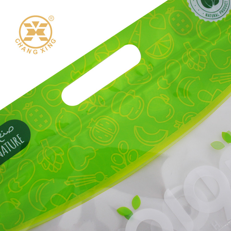 Plastic BOPP 5kg Dry Fruit Packaging Bags With Breath Holes And Handle