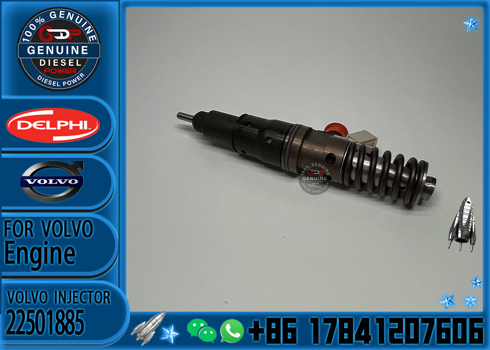 Diesel Injector 22501885 BEBE1R16001 BEBE1R16101 BEBE1R16201 for Vol-vo Engine D13 D13K FH460 FM420 FM460 FMX460