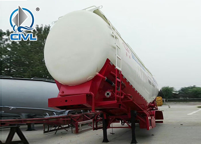 SINOTRUK 58000L Bulk Cement Tank Carrier Trailer with Bohai air compressor SGS Approval