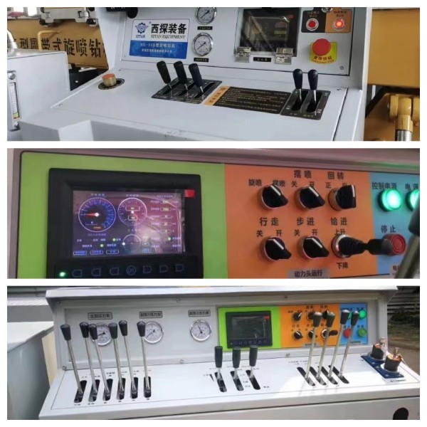 Convenient, Safe and Yellow Jet Grouting Drilling Rig for Various Strata in Turkmenistan