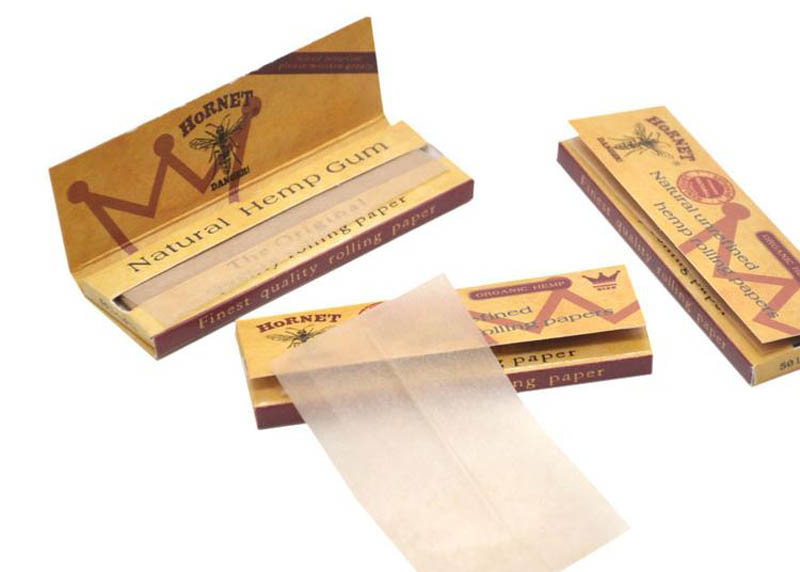 70 Mm Smoking Rolling Paper , Brown Transparent Hemp Rolling Paper