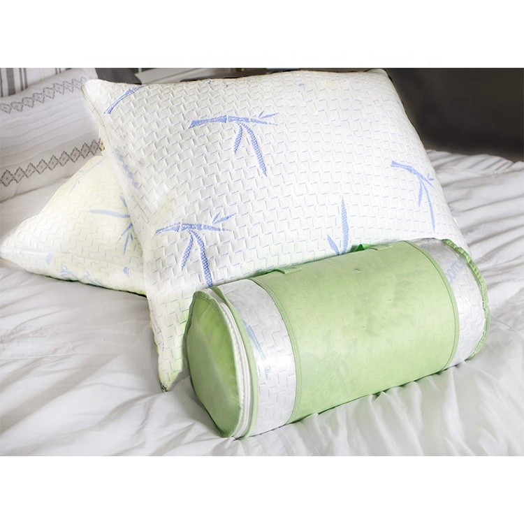 Orthopedic Cooling Soft Memory Foam Pillow , Adjustable Neck Support Travel Pillow