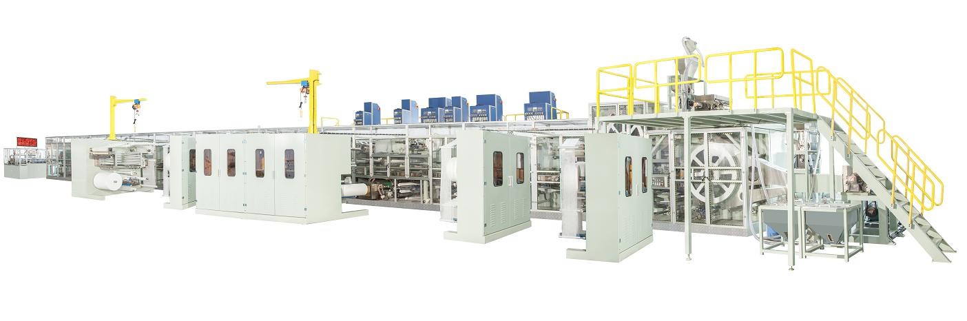 380V 50Hz 5% Tolerance Plup SAP Adult Diaper Production Line