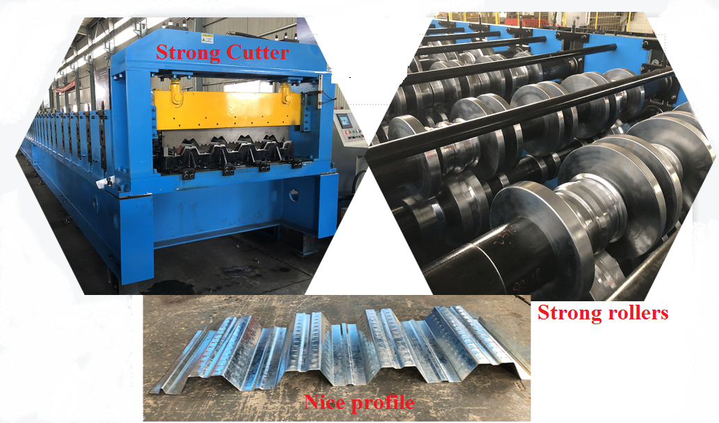 metal decking machine