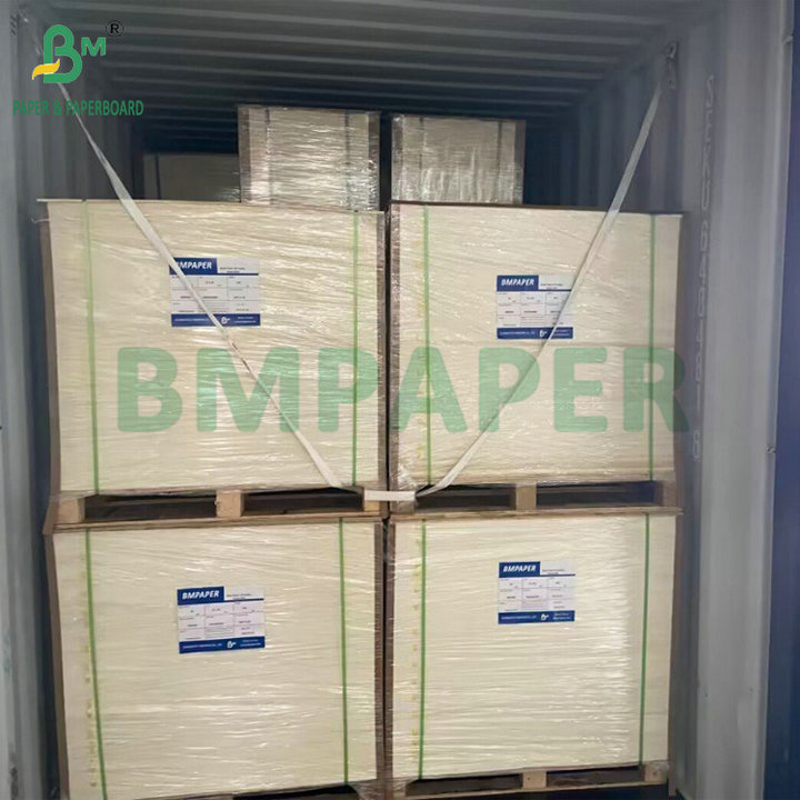 Ivory Colored Smooth 50gsm Woodfree Paper Uncoated Book Paper Jumbo Roll