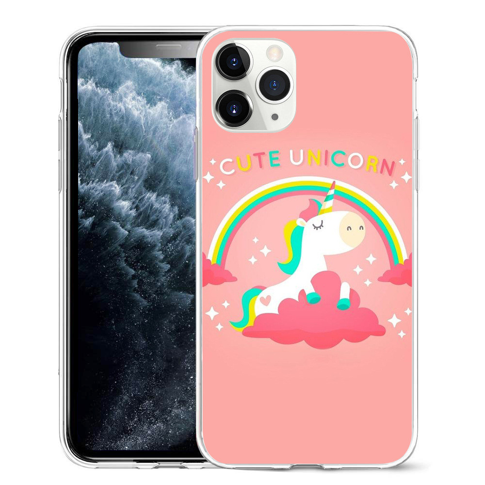 Lovely Phone Cases Unicorn Animal Cell Phone Covers Anti Fingerprint