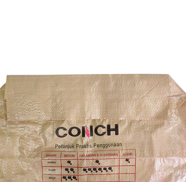 Oil Proof PP Woven Cement Bags Grain 40-250gsm Polypropylene