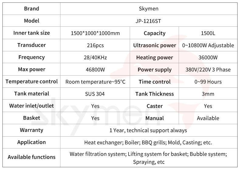 4500L Ultrasonic Washing Machine FCC For Graphite Crucible
