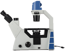 Inverted Light Trinocular Compound Microscope Marking Objective For Biology Field