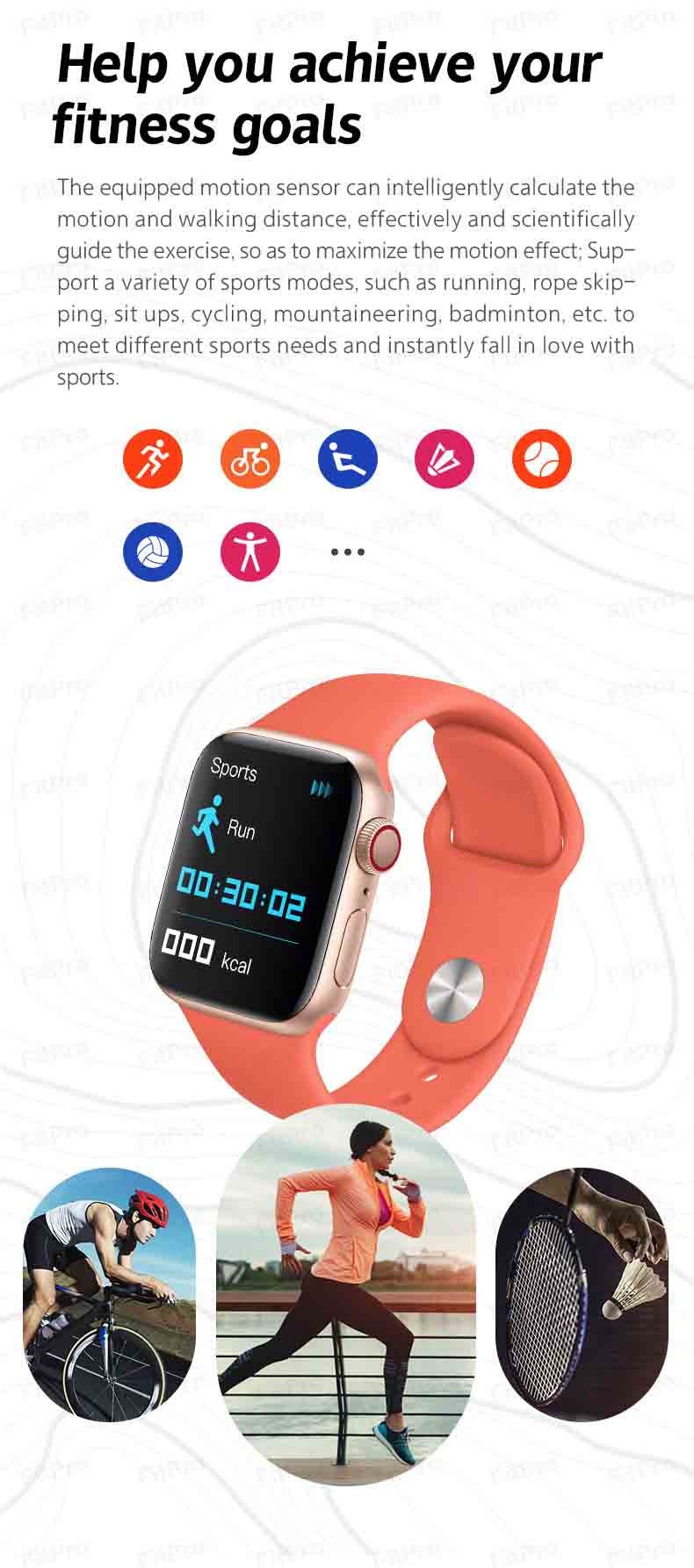 1.69" LCD M16 Programmable Smart Watch Wristband Bracelet