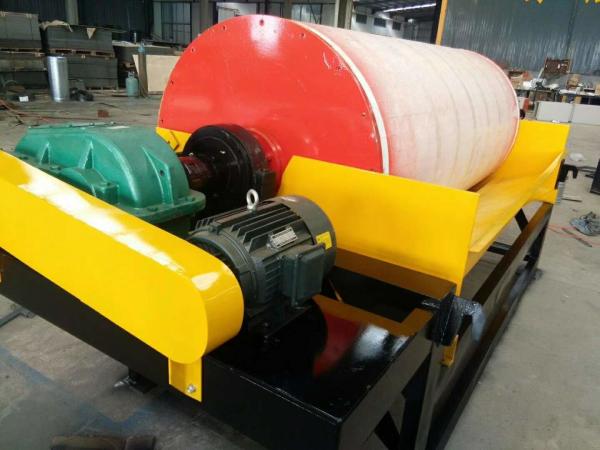 Wet Magnetic Drum Separator , Industrial Magnetic Separators For Mineral