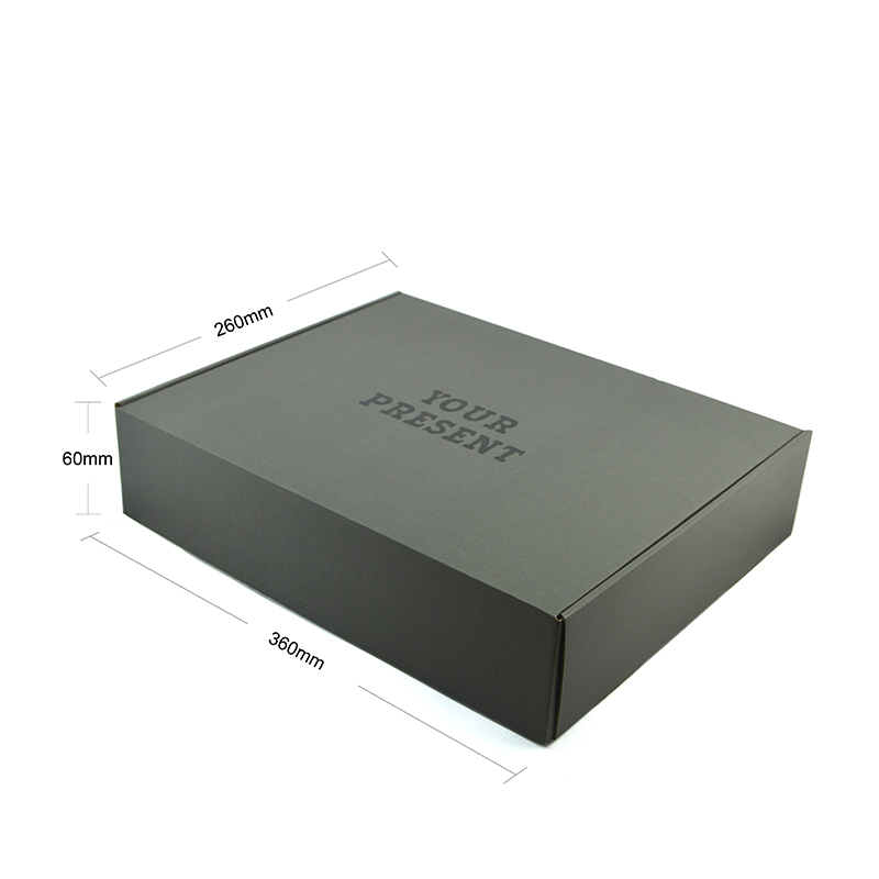 Custom Folding E Flute Corrugated Paper Packaging Box Matte Lamination