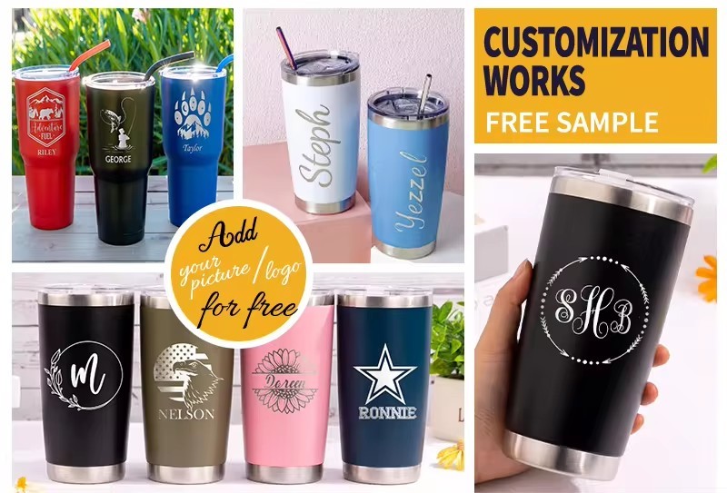 Leak Proof Vacuum Insulated Cup Double Wall Construction Eco Friendly Lid Non Slip Base
