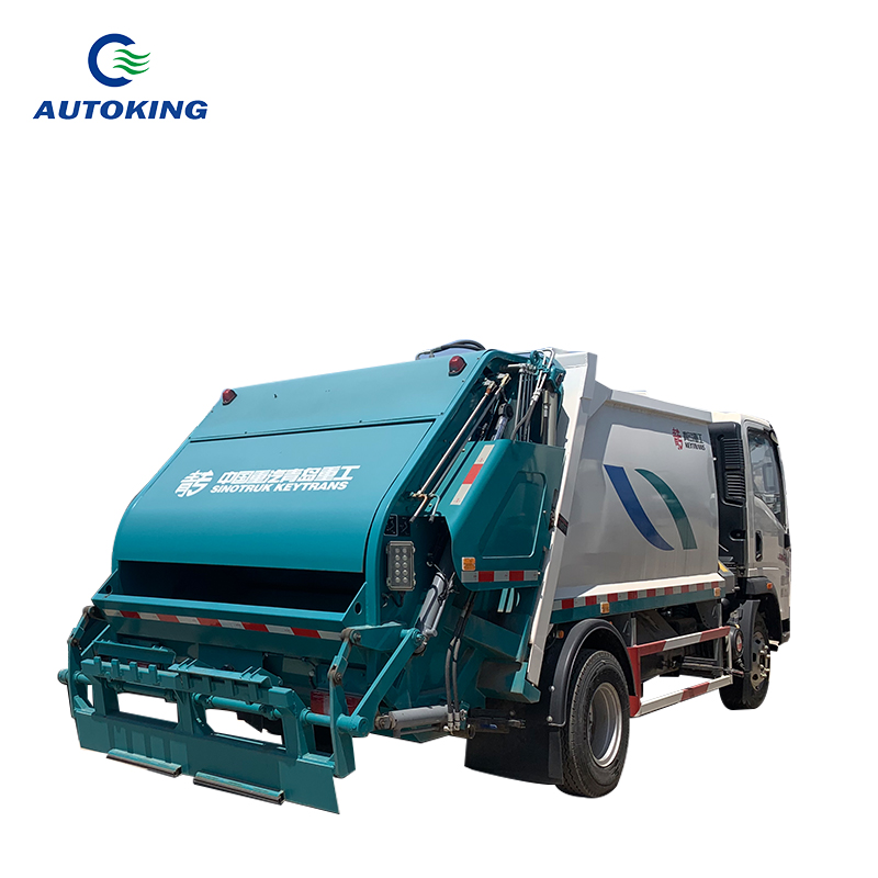 Second Hand Howo Garbage Truck Sanitation Rear Loader 18 Ton