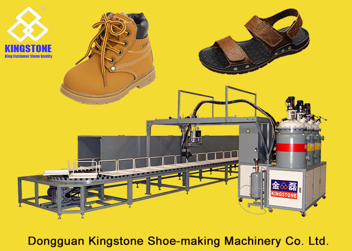 120 Stations Dual Color PU Pouring Machine Polyurethane Footwear Making Machine