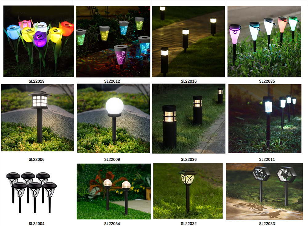 Garden Plastic Outdoor Solar Lights