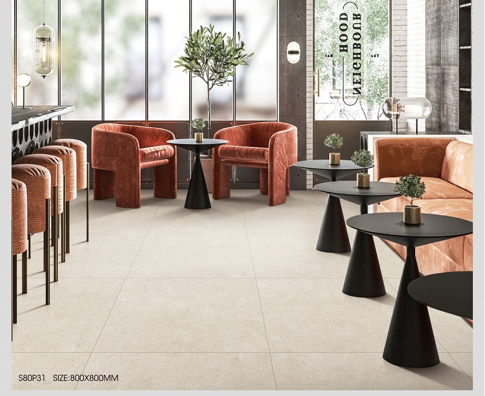 750x1500mm Beige W.A 0.5% Soft Glazed Porcelain Tiles And Water-Proof Indoor Floor Tile For Living Room And Office