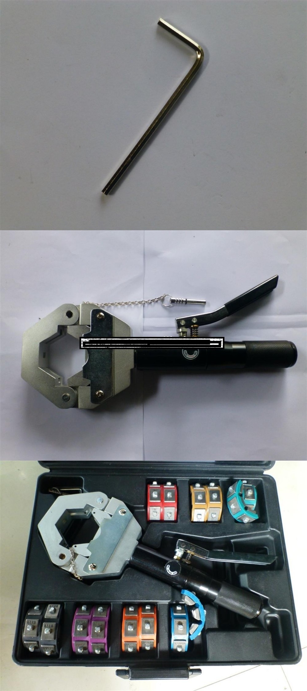 A/C Hose Crimper Kit AC Hose Crimping Tool Manual Handheld Hydraulic Car Repair A/C Hose Crimping Tool
