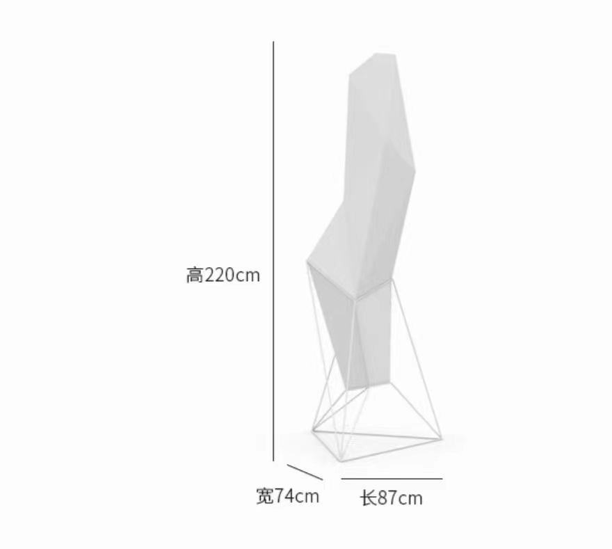 Nordic modern standing home decorative led floor lamp for living room