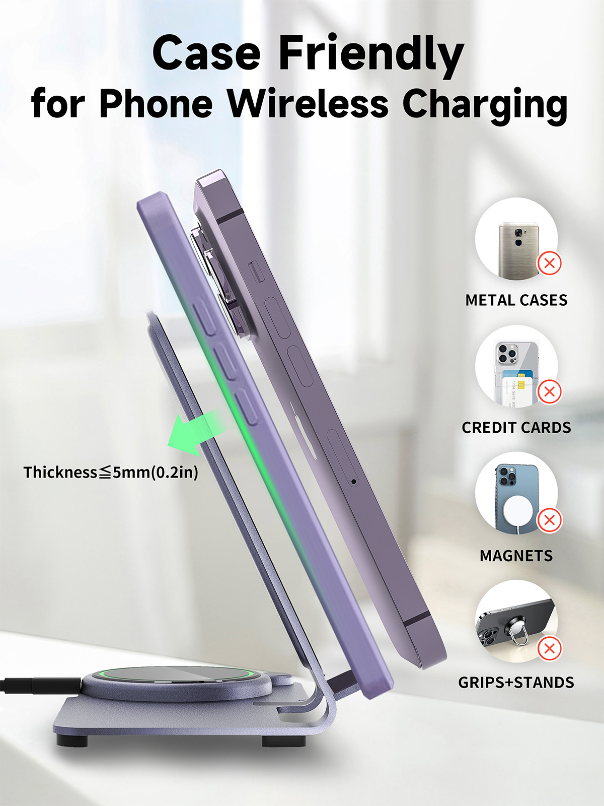 3 in 1 15W Metal Wireless fast Charging Station The Best Solution for Your Wireless Charging Needs