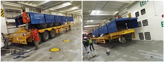 Heavy Duty 4 Axle Lowbed Semi Trailer