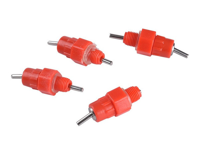 POM 8mm Pipe Poultry Water Drinkers Automatic Chicken Drinkers And Feeders