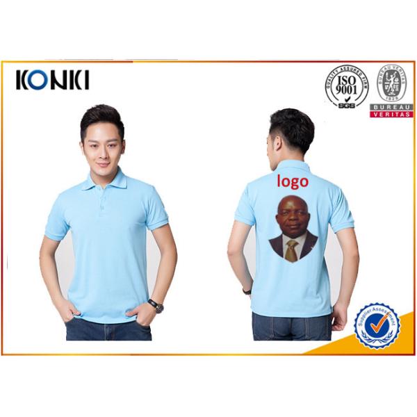 Attractive Style Custom Polo Shirt Short Sleeve POLO Collar For Election Campaign