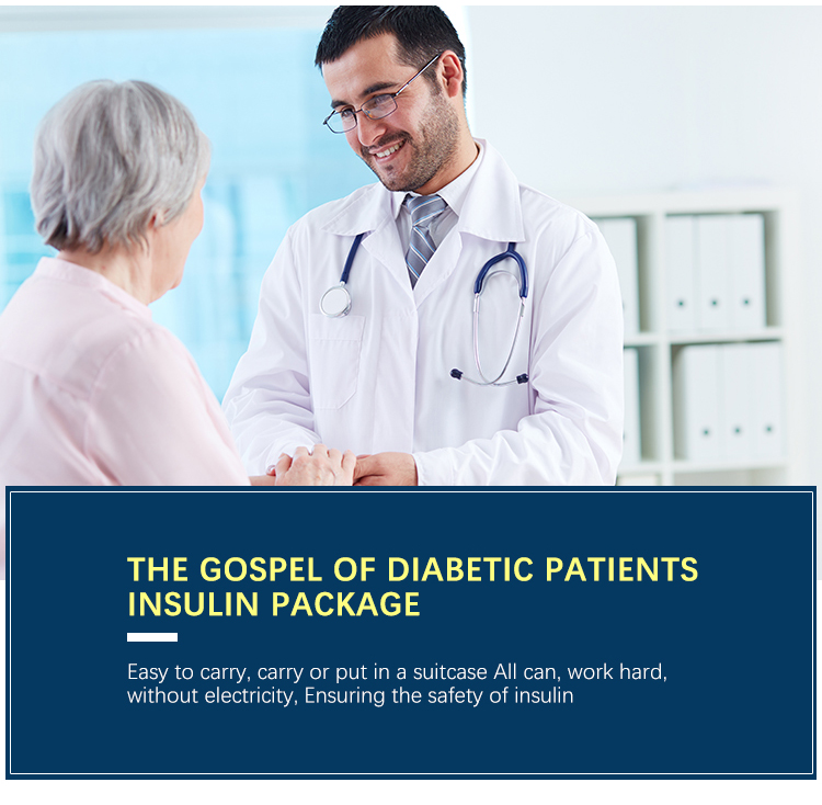 Portable Insulin Medical Ice Box With Customizable Temperatures Easy To Clean