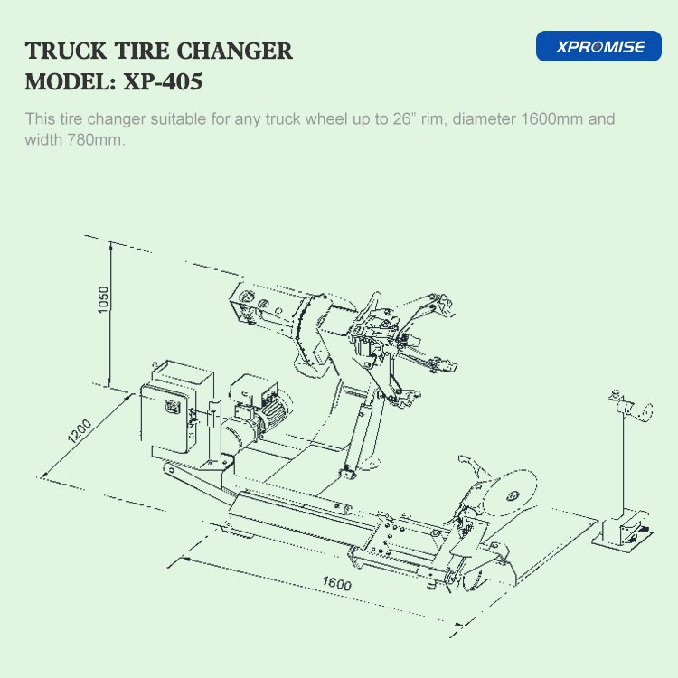 Heavy Duty Truck Tire Changers with CE