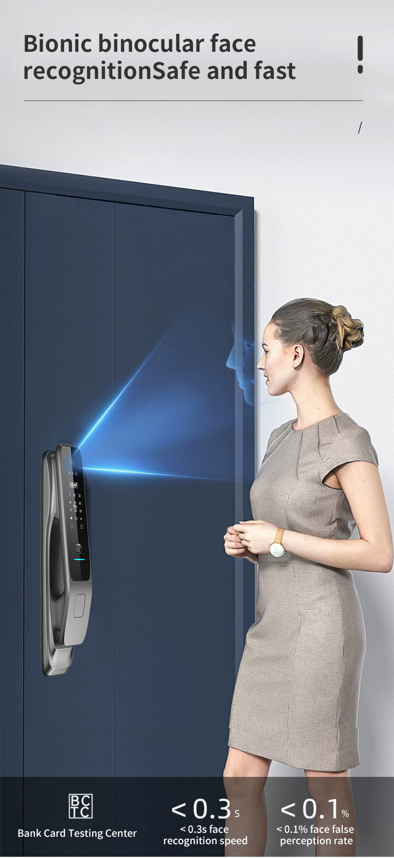 TH-X5 3D Face Recognition Smart Lock