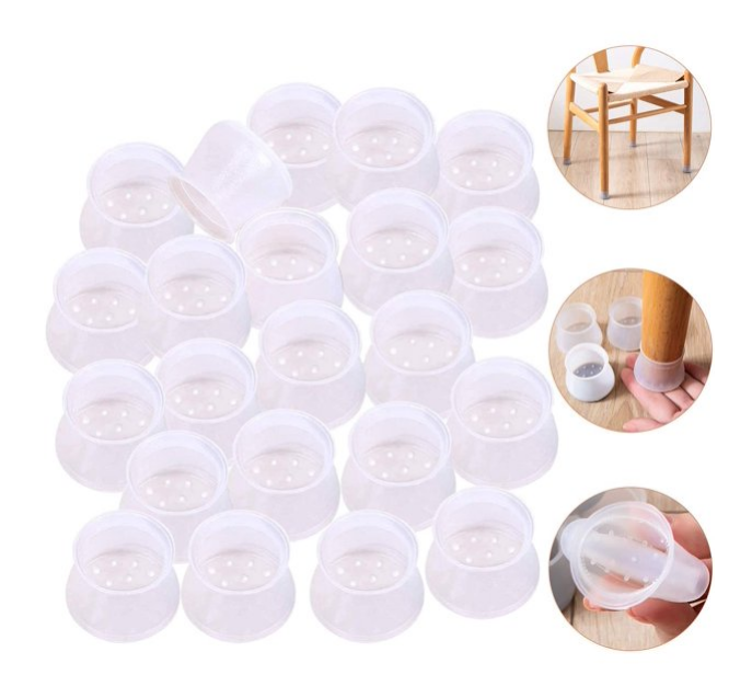 Eco Friendly Custom Made Silicone , Soft Rubber Silicone Chair Leg Protectors