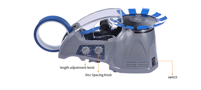 110V Turntable Tape Dispenser Automatic Packing Tape Dispenser For Office