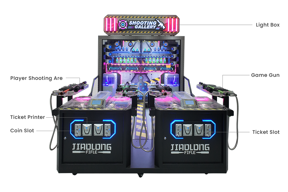 Immerse Yourself in the World of Virtual Reality with Shooting Gallery Four Player 9D VR Chair