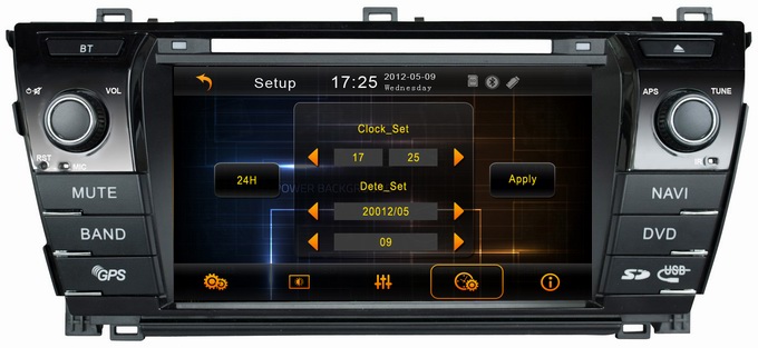 Ouchuangbo autoradio for Toyota Corolla 2014 with car gps systems OCB-7019